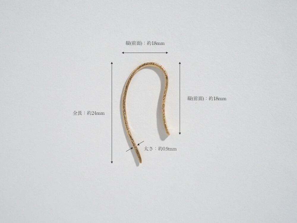 K18 クールブ ピアス rpaub5823の画像