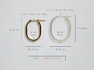 K18 アノルス フープピアス rpakr215923の画像