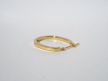 K18 アノルス ラージ フープピアス rpakr215823の画像