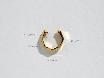 【片耳販売】 K18 サル イヤーカフ rpa2265723の画像
