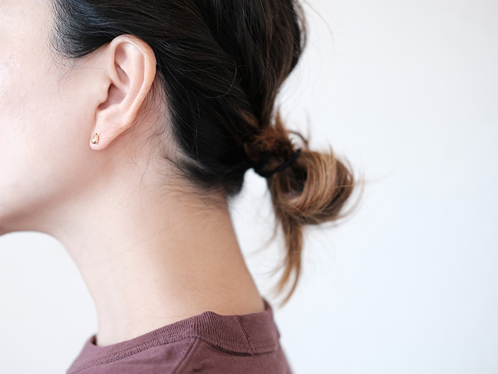 K18 露 ピアス rpaub7923の画像