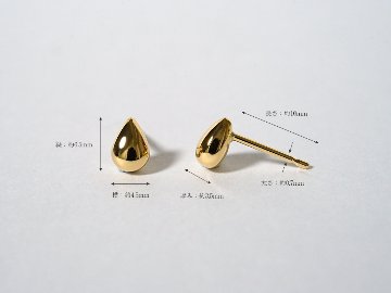 K18 露 ピアス rpaub7923の画像