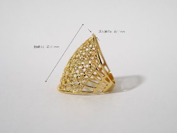 K18 シアー アーマー リング rph15271322の画像