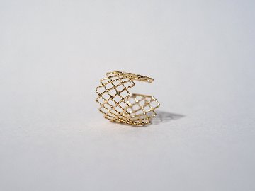 【片耳販売】 K18 メッシュ イヤーカフ rph55977923の画像
