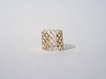 【片耳販売】 K18 メッシュ イヤーカフ rph55977923の画像
