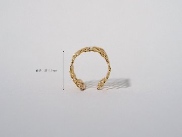 【片耳販売】 K18 メッシュ イヤーカフ rph55977923の画像