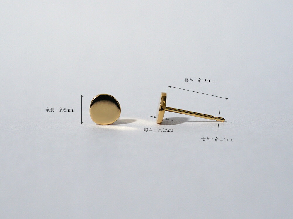 K18 ワープ ピアス rpaub10723の画像