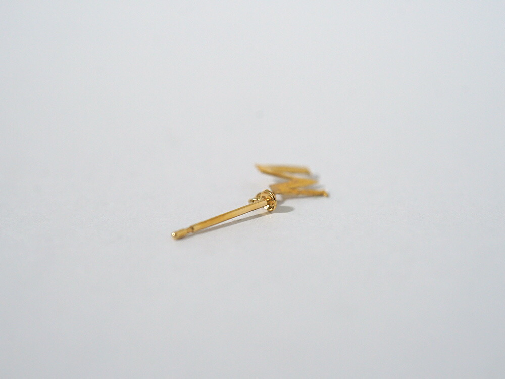 K18 イニシャル スタッド ピアス rph43706223の画像