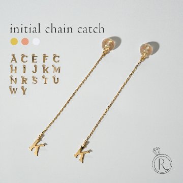 K18 イニシャル チェーン キャッチ rph43696423の画像