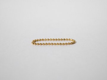 K18/Pt カットボール チェーンリング 1.2mm rpaub5722の画像