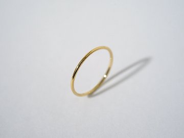 K18 シン リング 1.0mm rpaub1022の画像