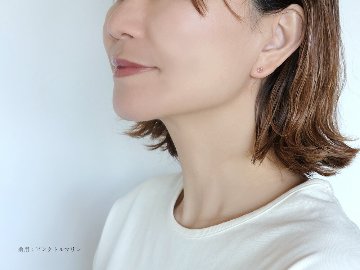K18 ドリーミー ラウンド ピアス rph43704523の画像