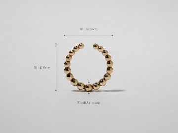 【片耳販売】 K18 プリュイ イヤーカフ rph40236823の画像