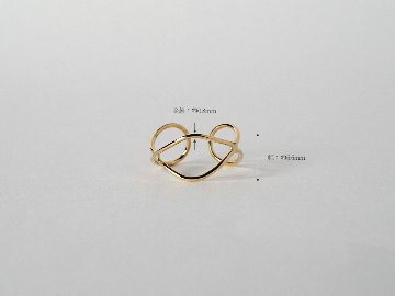 【片耳販売】 K18 アミメ イヤーカフ rph55958123の画像