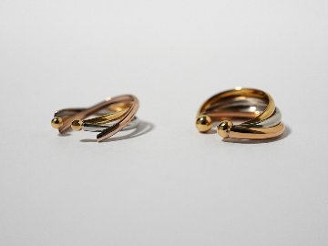 【片耳販売】 K18/Pt トリニティ イヤーカフ rph55681023の画像