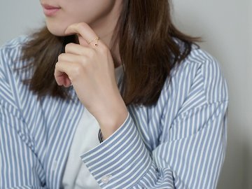 K18 ルビー スライドアジャスター チェーンリング rph31992022の画像