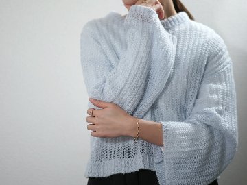 K18 ペーパークリップ チェーン ブレスレット 3.5mm rpu101524の画像