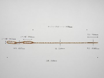 K18 ネブラ チェーンピアス rph43696023の画像