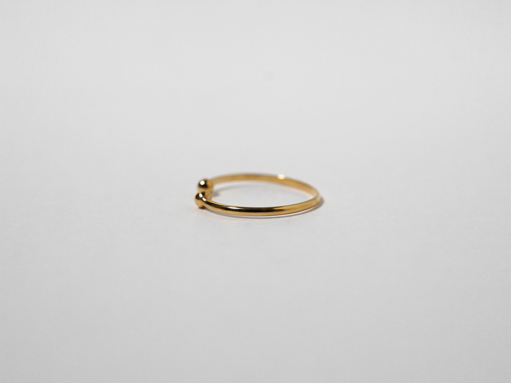 【片耳販売】 K18 リーネア イヤーカフ & リング 14mm rph15270623の画像