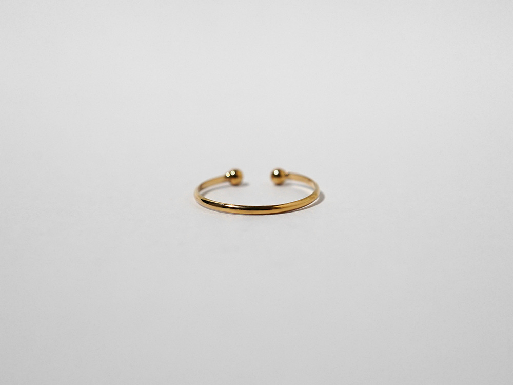 【片耳販売】 K18 リーネア イヤーカフ & リング 14mm rph15270623の画像