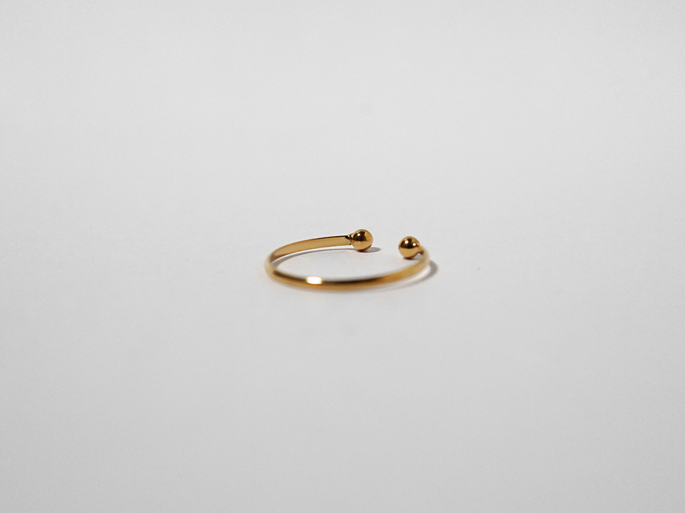 【片耳販売】 K18 リーネア イヤーカフ & リング 14mm rph15270623の画像