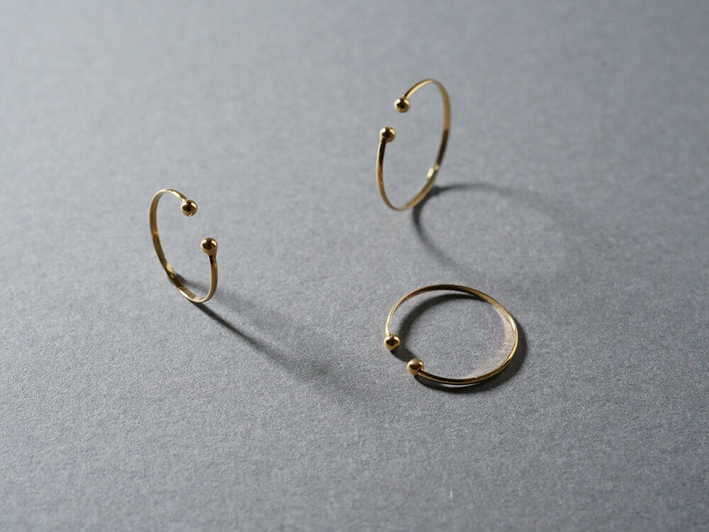 【片耳販売】 K18 リーネア イヤーカフ & リング 16mm rph15270423の画像
