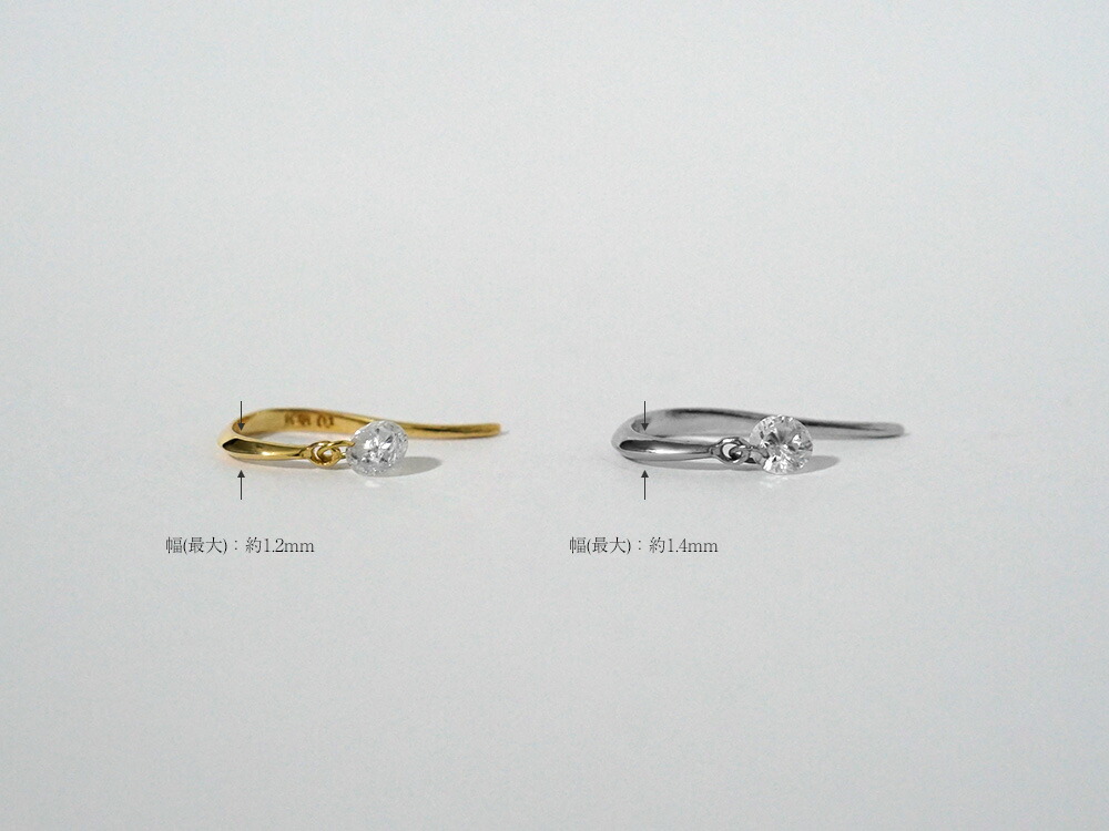 K18 ダイヤモンド ピアス 0.2ct アンドレス rph48938723の画像