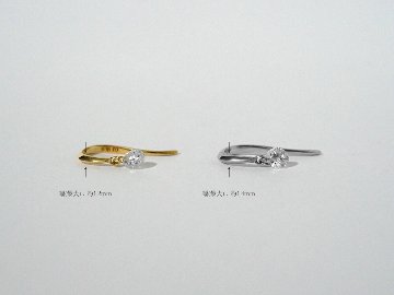 K18 ダイヤモンド ピアス 0.2ct アンドレス rph48938723の画像