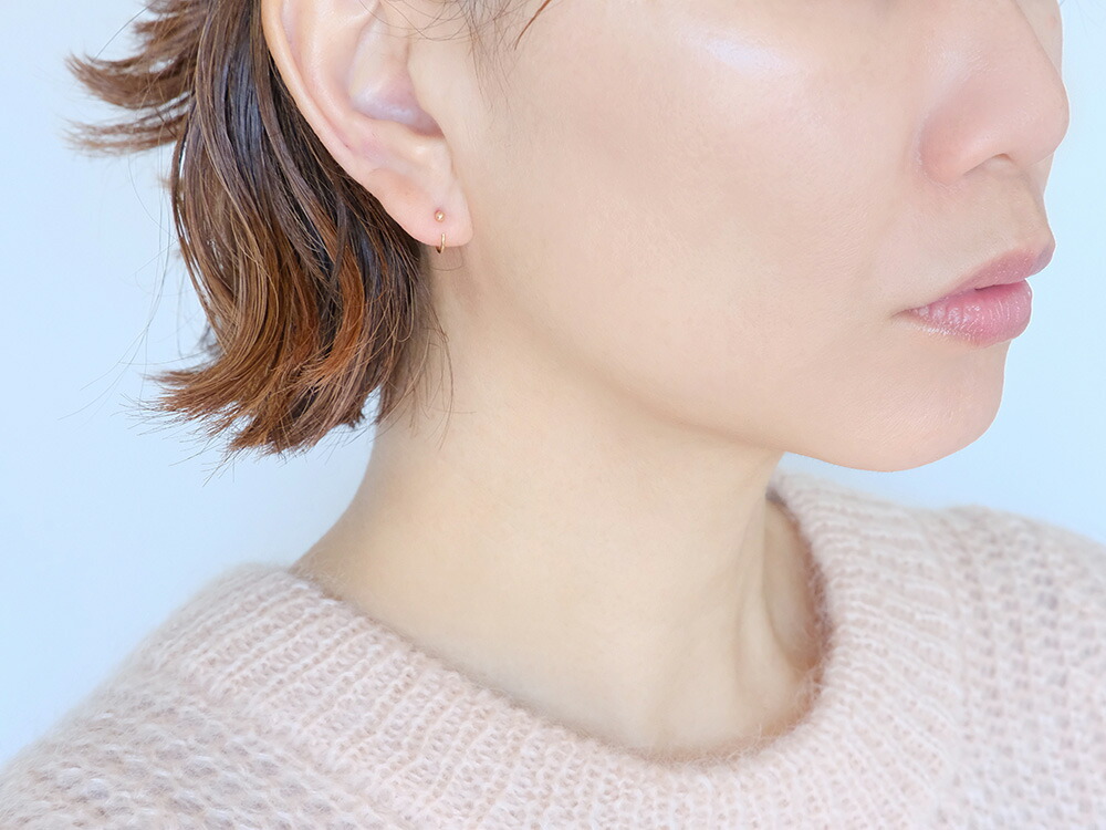 【片耳販売】 K18 スピン ピアス & イヤーカフ rph43678623の画像