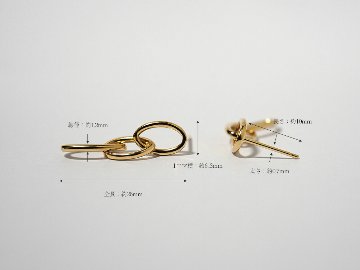 K18 プルービア ピアス rph43135423の画像