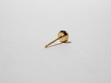 K18 オクタゴナル ダイヤモンド ピアス rph43682723の画像