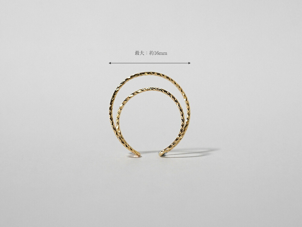 【片耳販売】 K18 フロー イヤーカフ rph55572923の画像