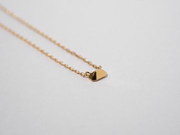 K18 エメラルド カット ネックレス