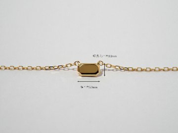 K18 エメラルド カット ネックレス rph67595221の画像