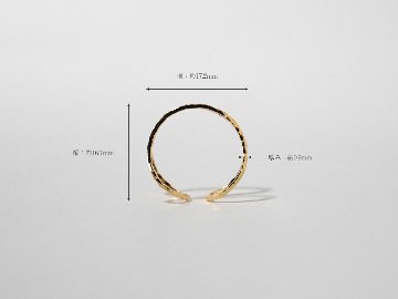 【片耳販売】 K18 ロック イヤーカフ rph55978023の画像