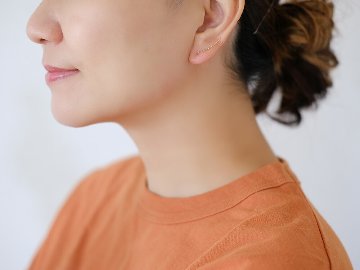 K18 ベント ピアス rph43544623の画像