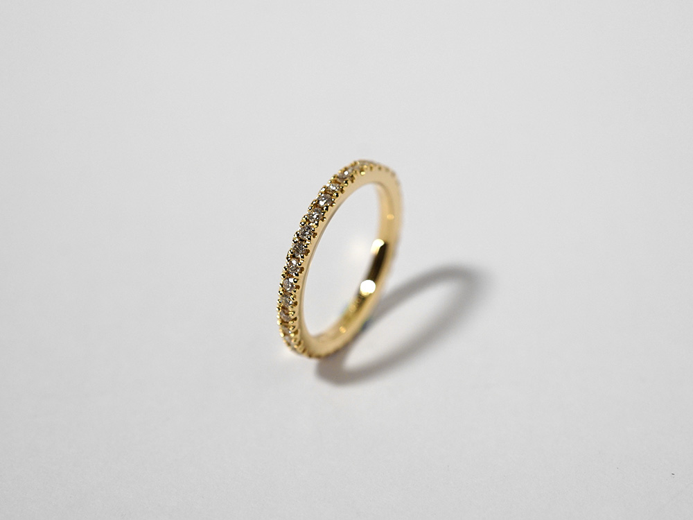 K18 ダイヤモンド フルエタニティ リング 0.5ct rpg012031794022の画像