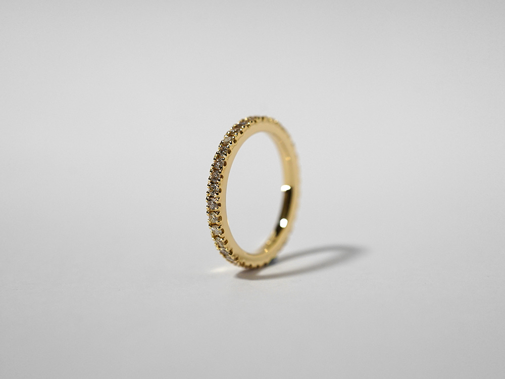 K18 ダイヤモンド フルエタニティ リング 0.5ct rpg012031794022の画像