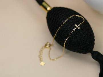 K18 ダイヤモンド リバティクロス ブレスレット rpayp1596324の画像