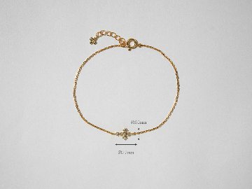 K18 ダイヤモンド リバティクロス ブレスレット