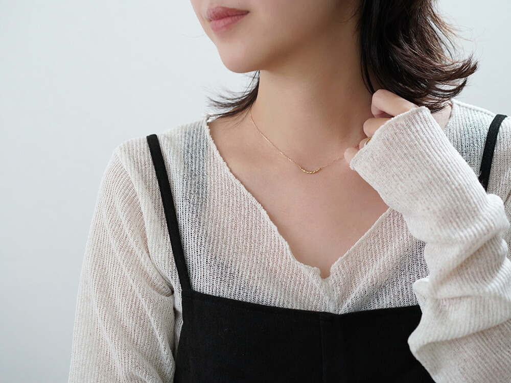 K18 ツイスト ネックレス rph63488321の画像