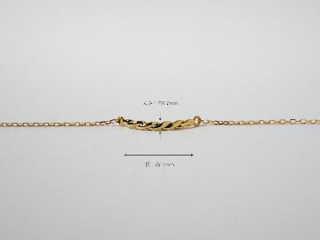 K18 ツイスト ネックレス rph63488321の画像