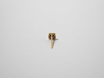 K18 カラーストーン スクエア ピアス rph43680123の画像