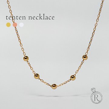 K18 tenten ネックレス rpw100421の画像