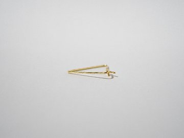 K18 トライアングル フープピアス rpaub2223の画像
