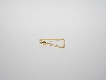 K18 トライアングル フープピアス rpaub2223の画像