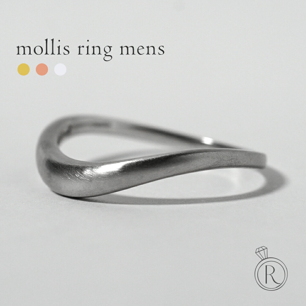 K18 モリス リング メンズ （ペア対応） rph27042522の画像