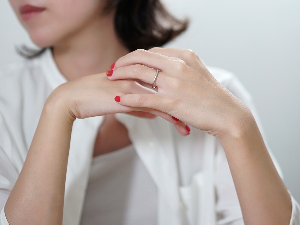 K18 モリス リング メンズ （ペア対応） rph27042522の画像