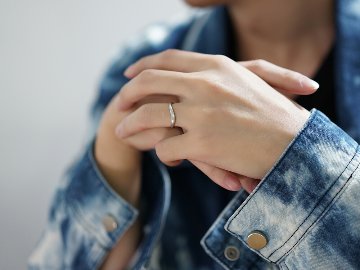 K18 モリス リング メンズ （ペア対応） rph27042522の画像