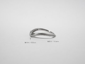 K18 モリス リング メンズ （ペア対応） rph27042522の画像